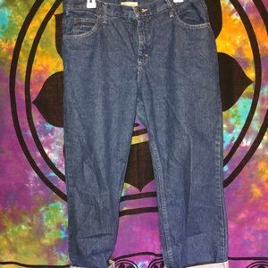 High waisted mom jeans